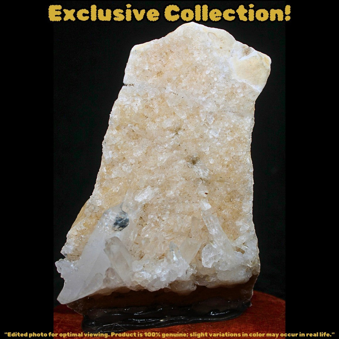 Himalayan Clear Quartz Crystal 675g Large Collector Mineral Specimen India