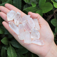 Wholesale Bulk Lot 1 lb Natural Clear Quartz Crystal Points Wand, AAA Quality