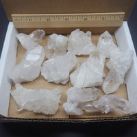 1 Lb Natural Clear Quartz Crystal Cluster Crystal Points Mineral Specimens