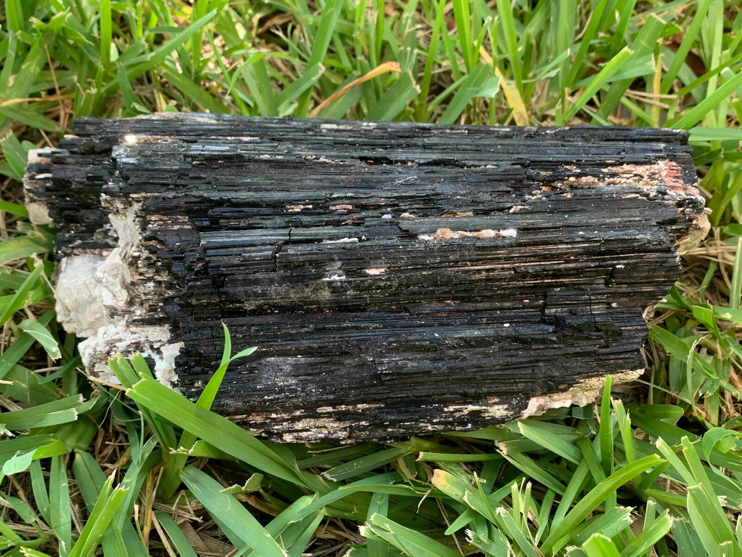 Extra Large Black Tourmaline Chunk / Rod / Log, Natural Rough Black Tourmaline