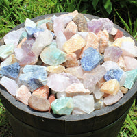 1000 Carat Bulk Lot Brazil Mix - Bulk Natural Rough Tumbler Rocks Stones