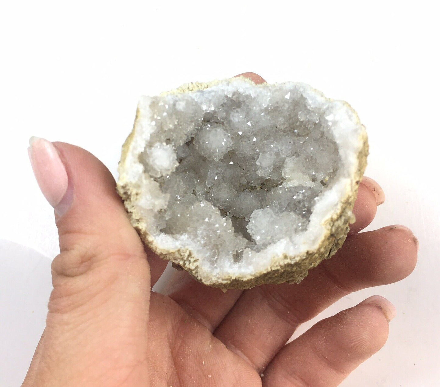 20 Break Crack Open Your Own Whole Quartz Geodes W/Gift Bag - 2" Crystal Rocks