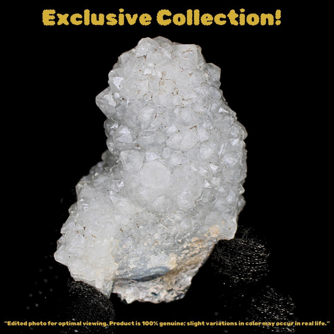 Apophyllite Crystal Cluster 226g 8x7cm Rare Display Mineral from India