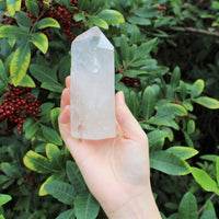 ✨ Natural Clear Quartz Point with Cut Base | Premium 'A' Grade | Zeenat Studio