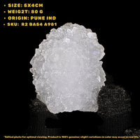 Rare Rainbow Quartz Crystal Cluster 80g 5x4cm – Unique Mineral Specimen