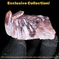 Natural Phantom Quartz Cluster 58g 6x4 cm Healing Crystal from India