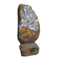 Natural Scolecite Geode Chalcedony Cluster High Healing Crystal Stone 230g