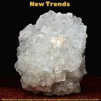 Apophyllite with Heulandite 90g Rare Mineral Specimen from India 6x5cm