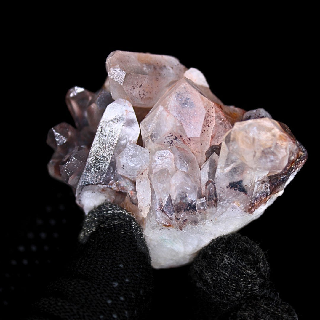 Phantom Clear Quartz 130g Raw Mineral Specimen from India 5x5cm Rare Inclusion