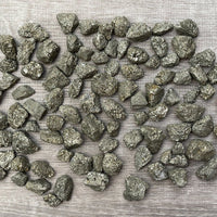 Grade A++ Small Rough Pyrite Stone, 0.5-1" Raw Pyrite Stone, Wholesale Bulk Lot