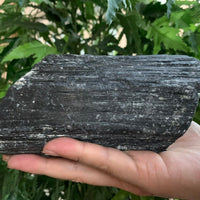Extra Large Black Tourmaline Chunk / Rod / Log, Natural Rough Black Tourmaline