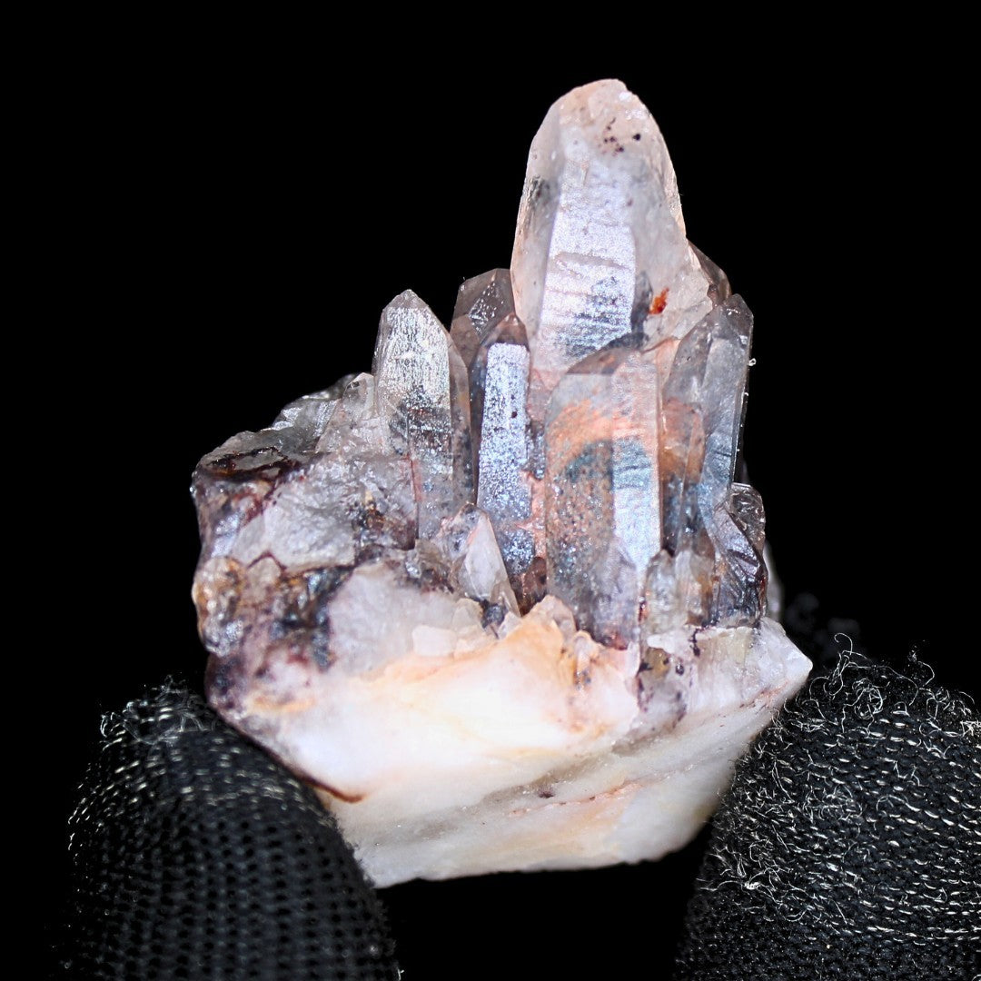 Natural Phantom Clear Quartz Cluster 60g 5x5 cm Raw Healing Crystal