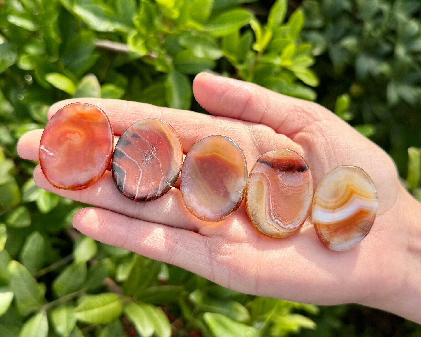 Natural Crystal Worry Stone: Choose Gemstone (Crystal Healing Pocket Stone)