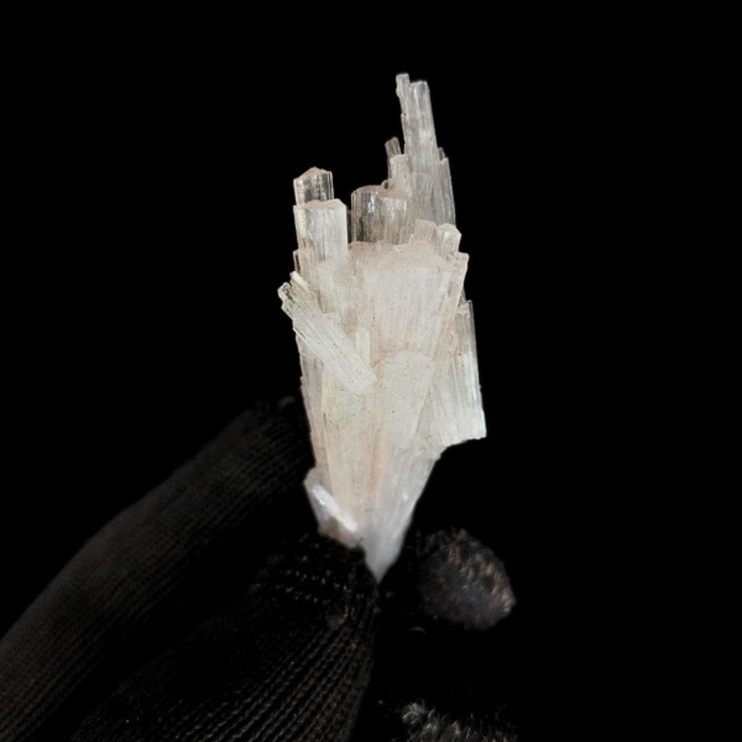 Natural Scolecite Cluster 12g Zeolite Mineral Specimen Spray Crystal India