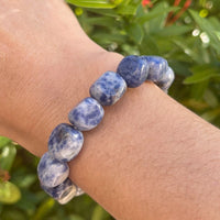 Wholesale Grade A++ Gemstone Nugget Bracelet, Choose from 18 Gemstone Types