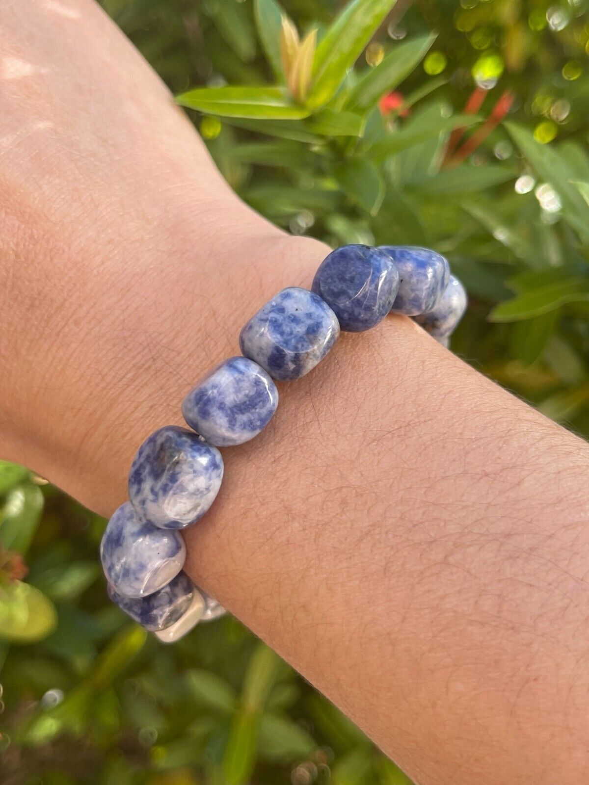 Wholesale Grade A++ Gemstone Nugget Bracelet, Choose from 18 Gemstone Types