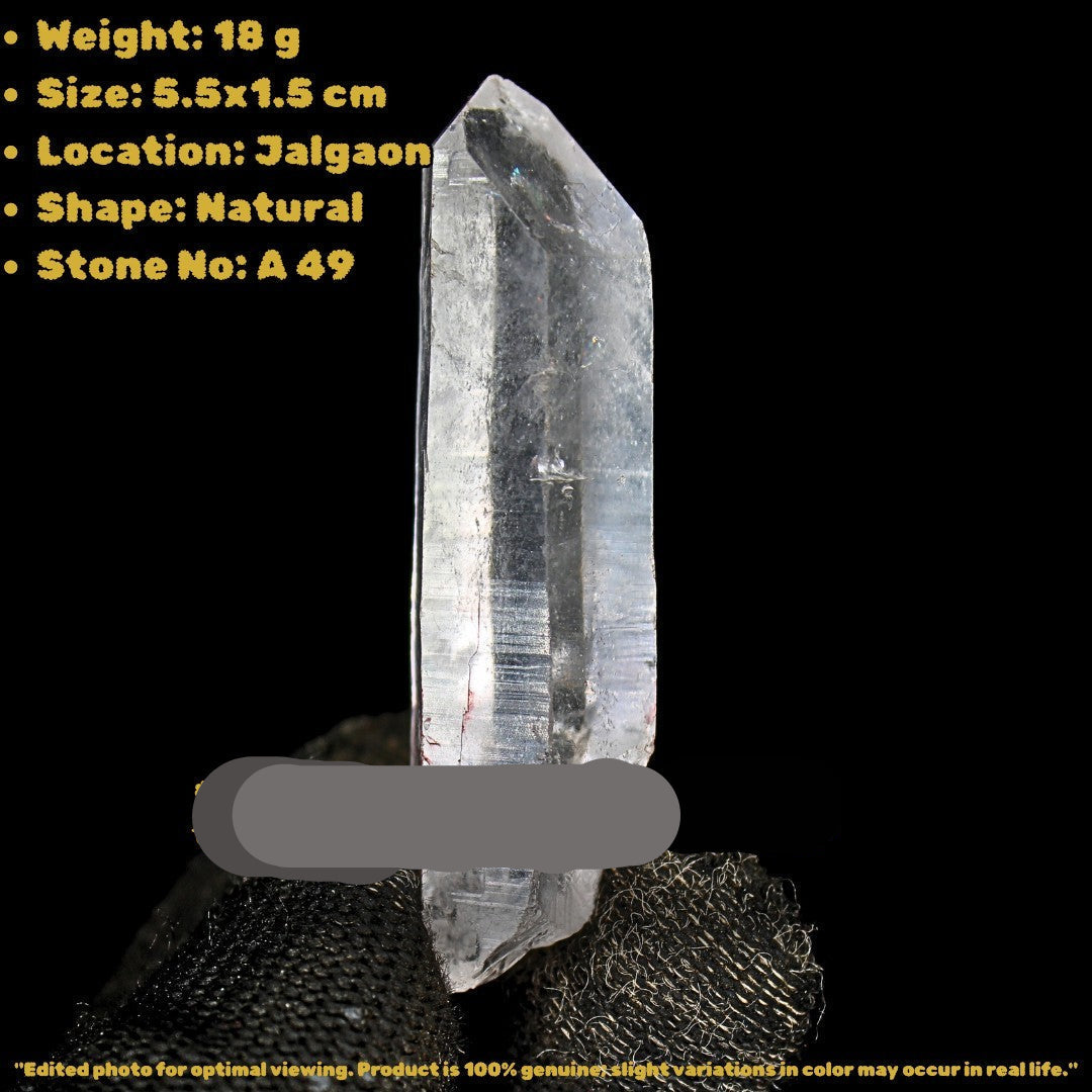 Himalayan Clear Quartz Point 18g 5.5x1.5 cm AAA Specimen