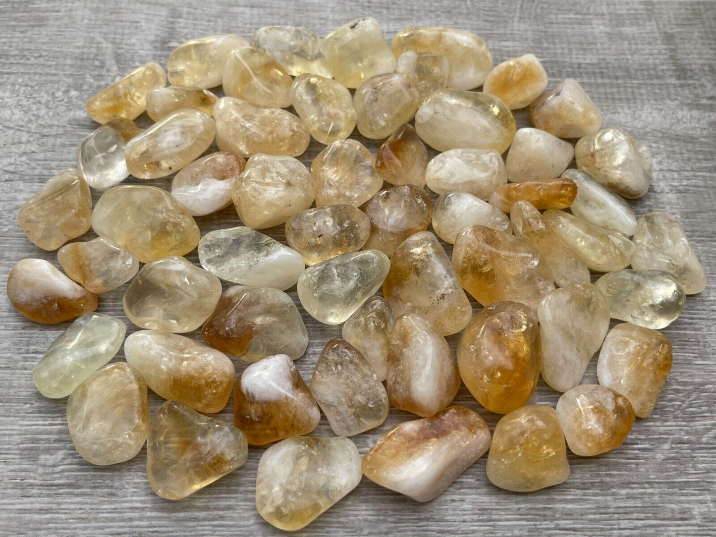 1/2 Lb Lot Tumbled Stones, 0.75-1.25" Crystal Healing Stones, Choose Stone Type