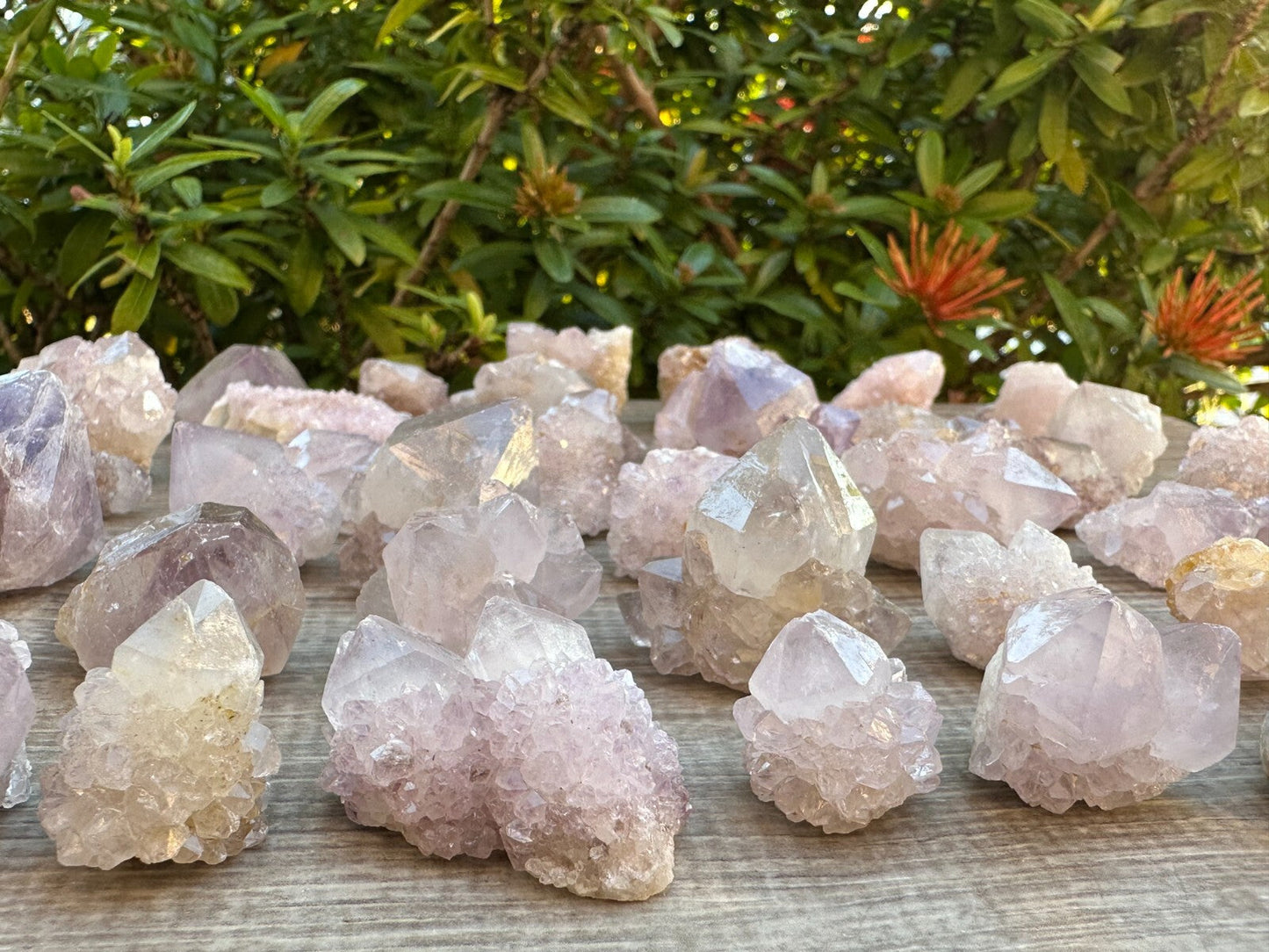 Spirit Quartz Clusters Crystal Collection Box: 6 - 7 oz Box Lot, 11 - 14 Pieces