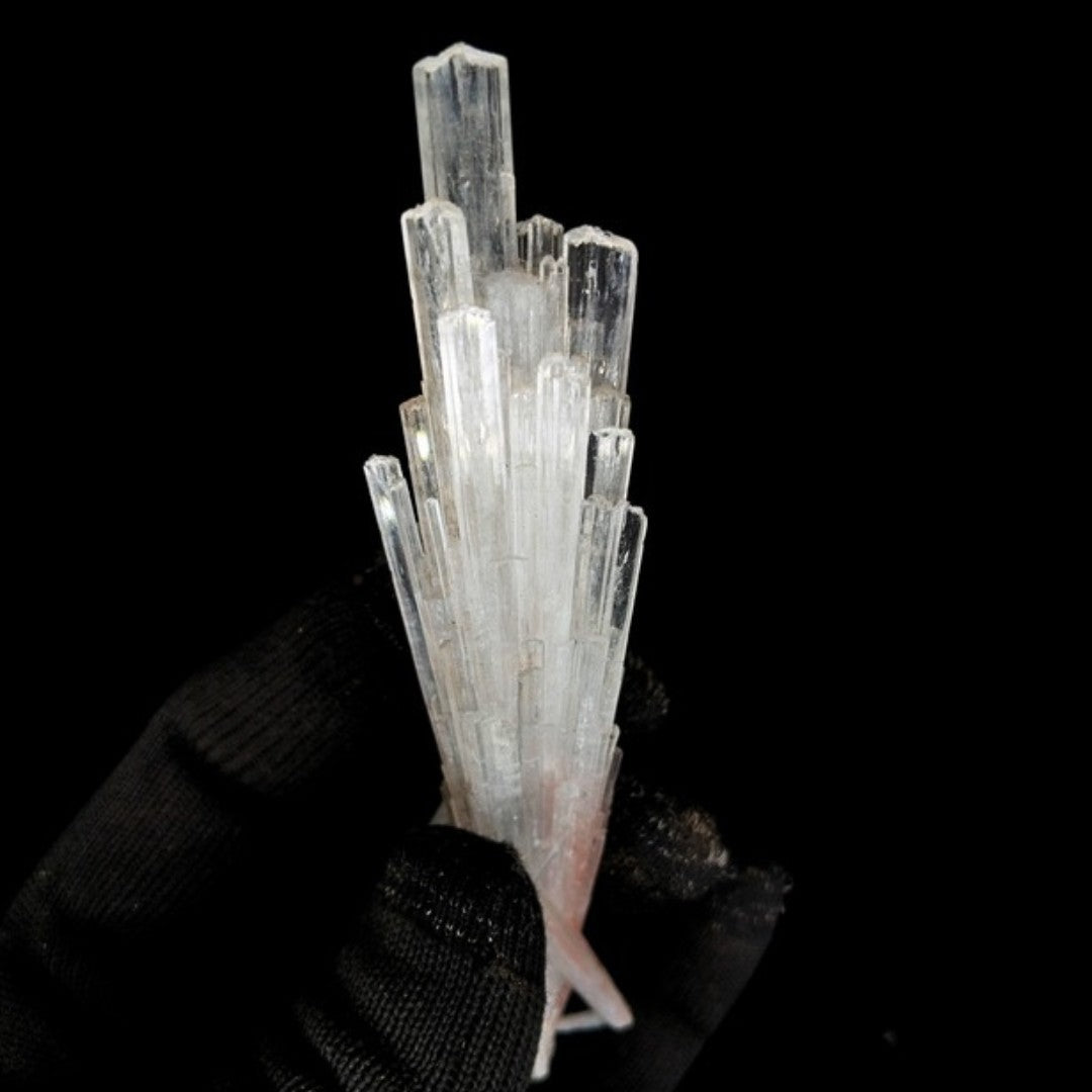 Natural Scolecite Spray Cluster 26g Zeolite Crystal Mineral from India