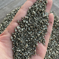 Grade A++ Pyrite Semi Rough Mini Chips 1 - 4 mm, Raw Pyrite, Wholesale Bulk Lot