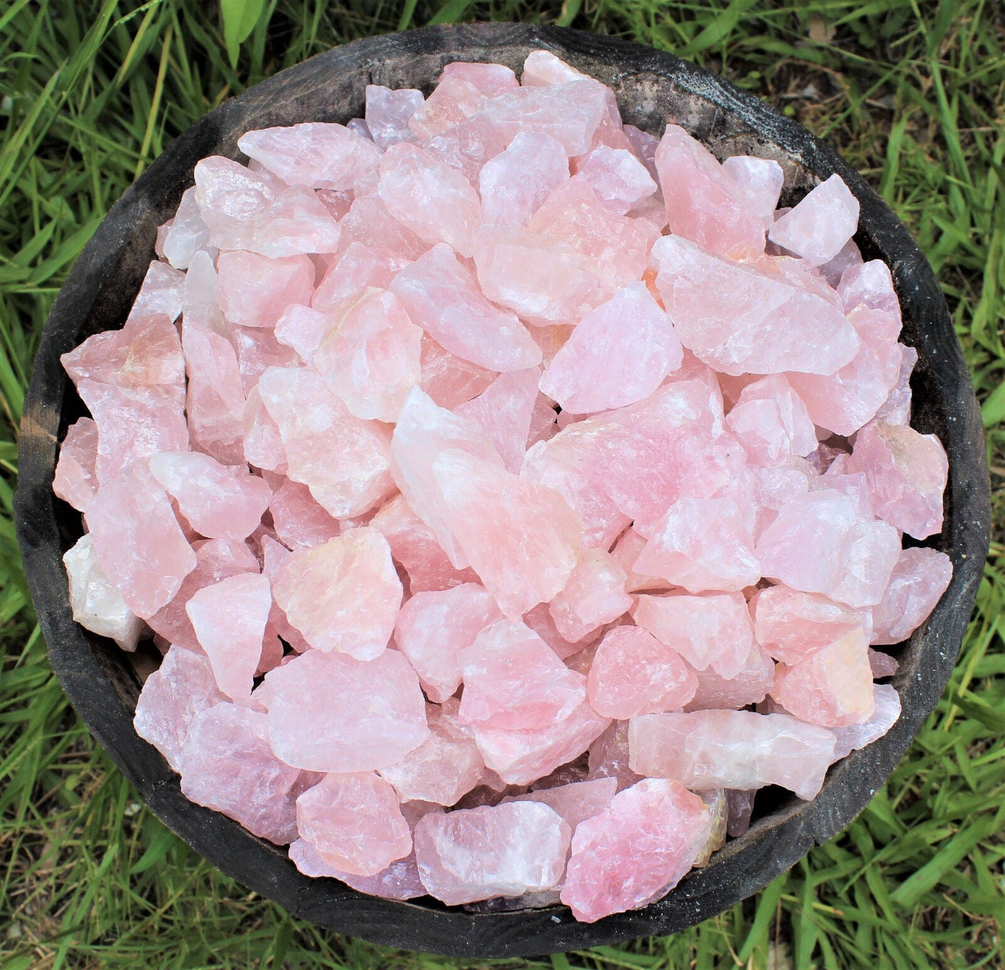 Single Large Rough Rose Quartz Crystal | 2"–3" Natural Raw Love Stone | Healing Specimen