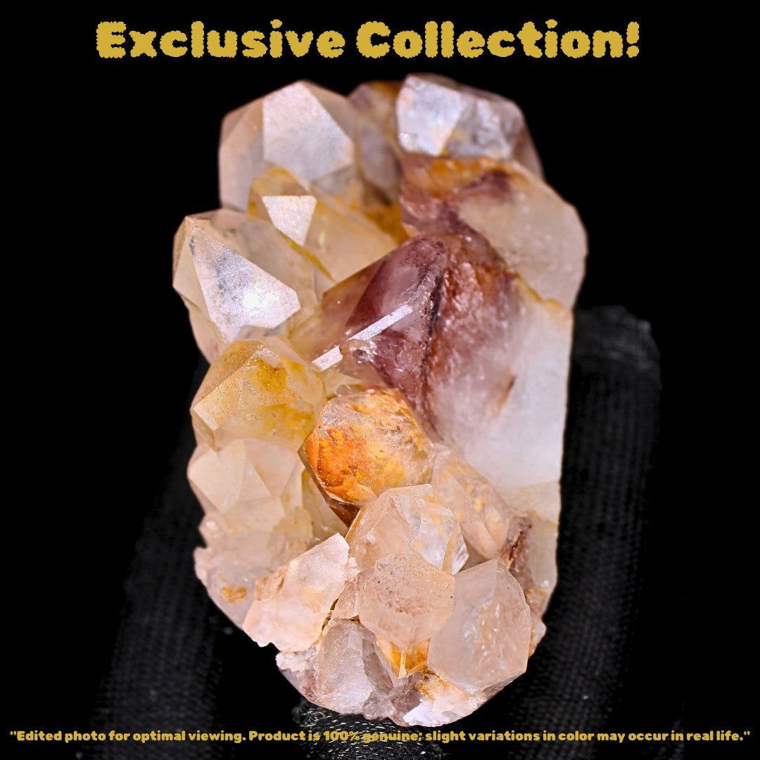 Stunning Phantom Quartz Cluster 200g 9x5 cm Natural Crystal from India