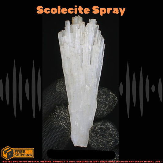 Scolecite Healing Crystal 12g Natural Raw Cluster Stone Mineral for Meditation