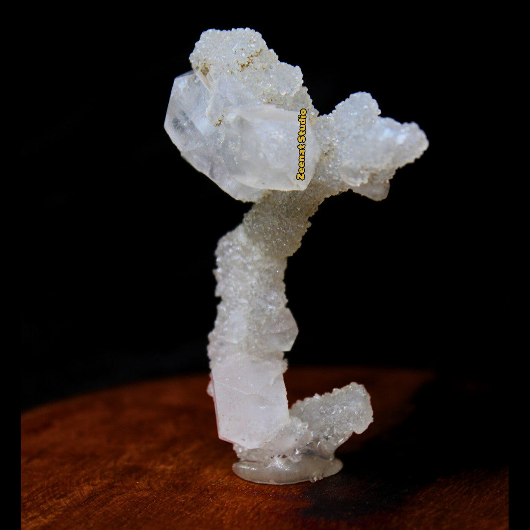 Apophyllite Shiny Crystal Cluster Tower 7cm 160g Rare Luster Mining Specimen Ind