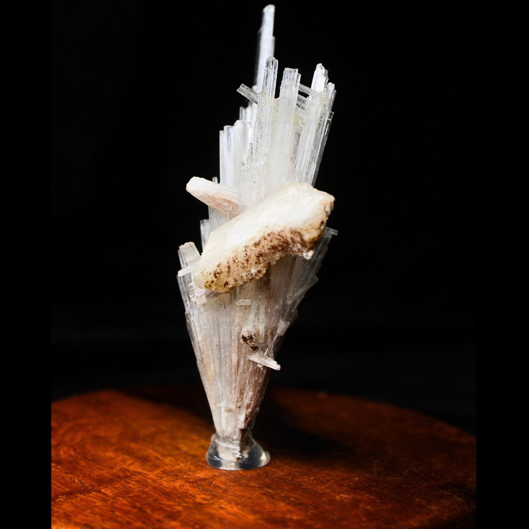 Natural Scolecite Cluster Stone 44g 10x4 cm Calming Energy for Meditation