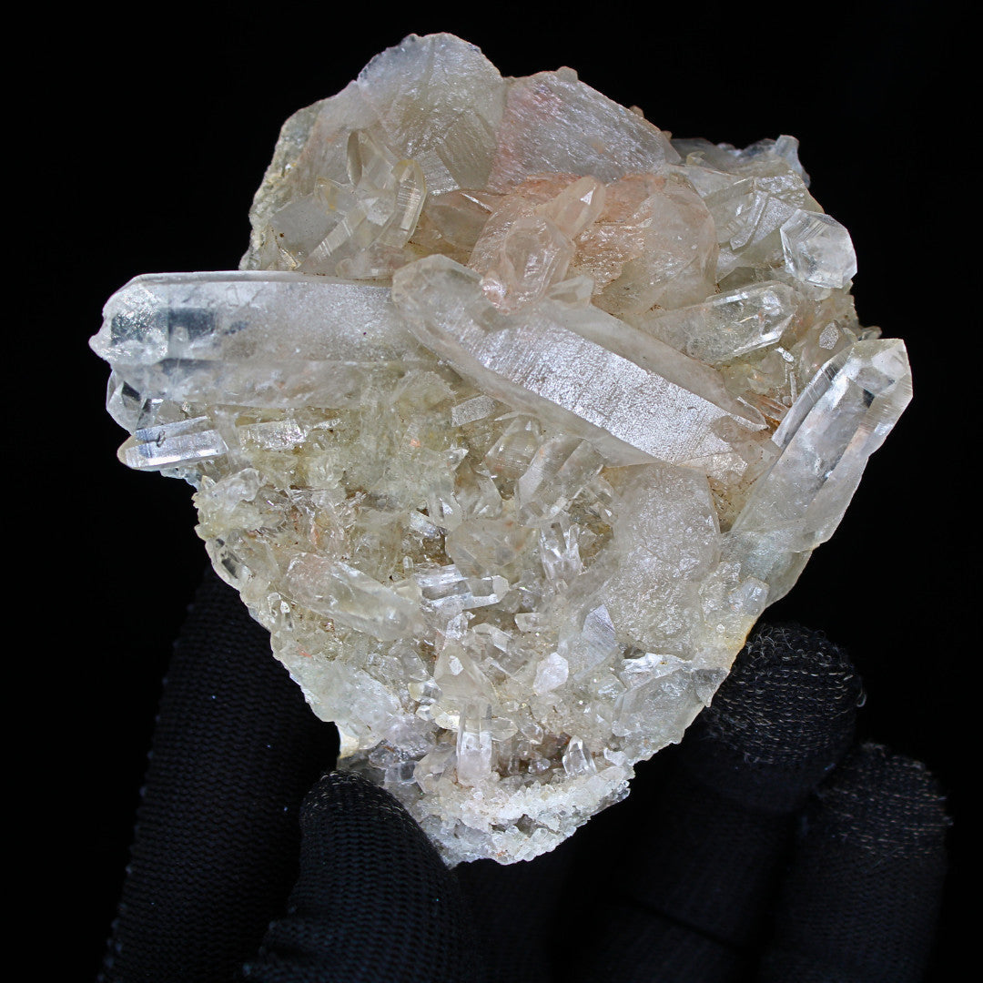 Natural Himalayan Quartz Cluster 210g 9x7cm Clear White Crystal Specimen