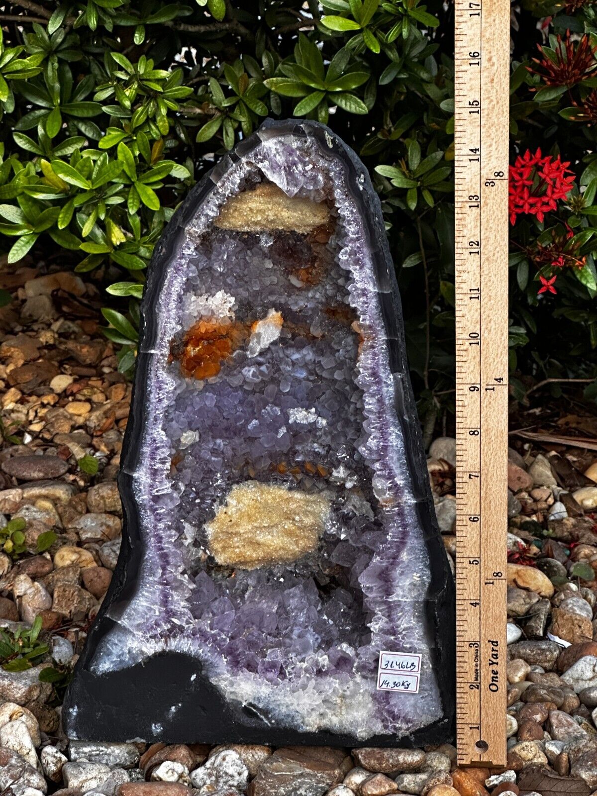 X-Large Light Purple/Gray Amethyst Cathedral, Raw Amethyst Geode, Pick a Weight