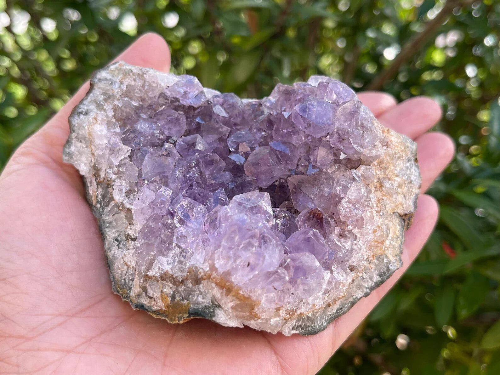 Grade A Amethyst Cluster, Amethyst Geode, Raw Amethyst Druze, Pick a Size