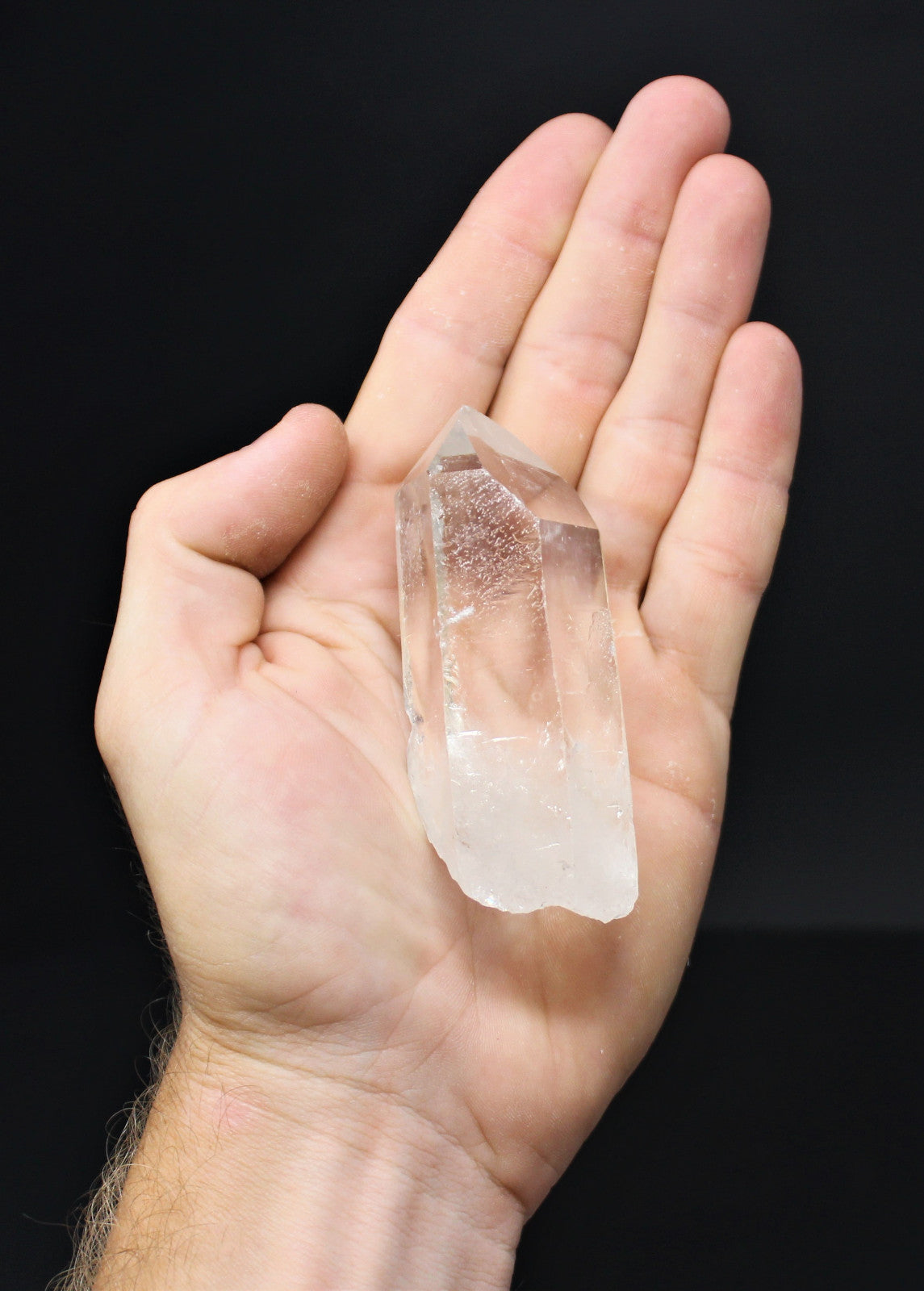 Clear Quartz Crystal Point (3" - 4") Natural Wand Specimen, Reiki Healing