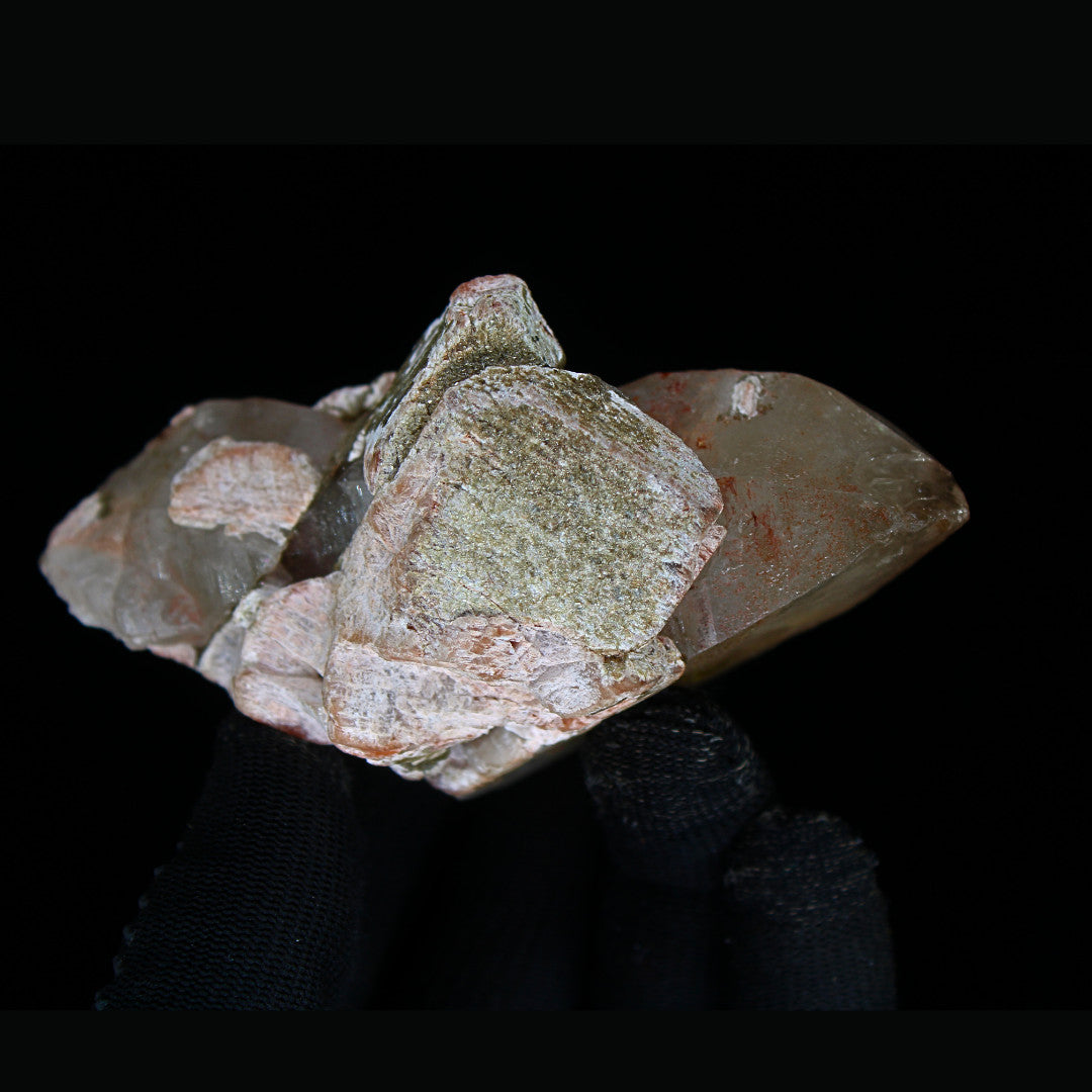 280g Rare Himalayan Smokey Quartz & Pyrite on Matrix High-Grade Crystal Specimen