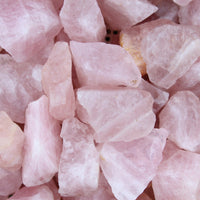 Rose Quartz - 2" - 3" Large Rough Rocks for Tumbling - Bulk Wholesale 1LB option