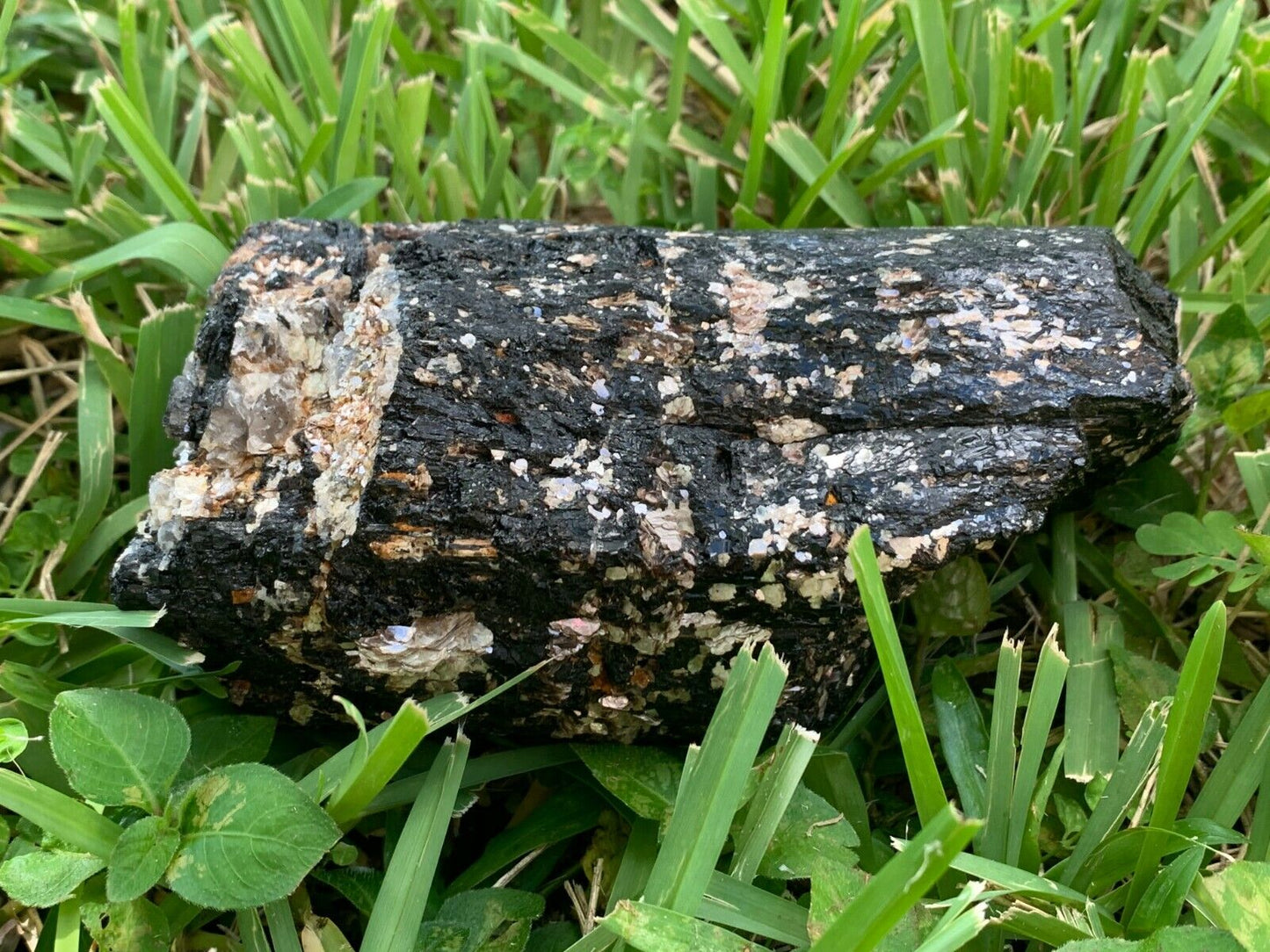 Extra Large Black Tourmaline Chunk / Rod / Log, Natural Rough Black Tourmaline