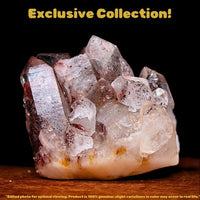 46g Phantom Quartz Crystal Cluster – Rare Mineral Specimen from India