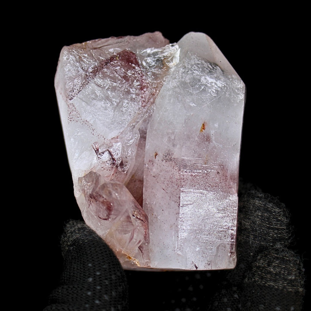 Natural Phantom Quartz Healing Crystal Cluster Raw Stone India