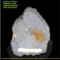 Rainbow with MM Quartz Healing Cluster Stone 1.4 kg 16x10 cm Natural Aura