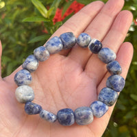 Wholesale Grade A++ Gemstone Nugget Bracelet, Choose from 18 Gemstone Types