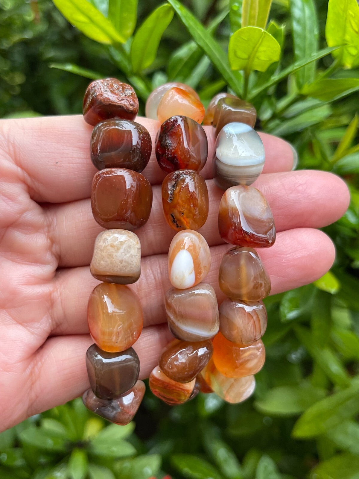 Wholesale Grade A++ Gemstone Nugget Bracelet, Choose from 18 Gemstone Types