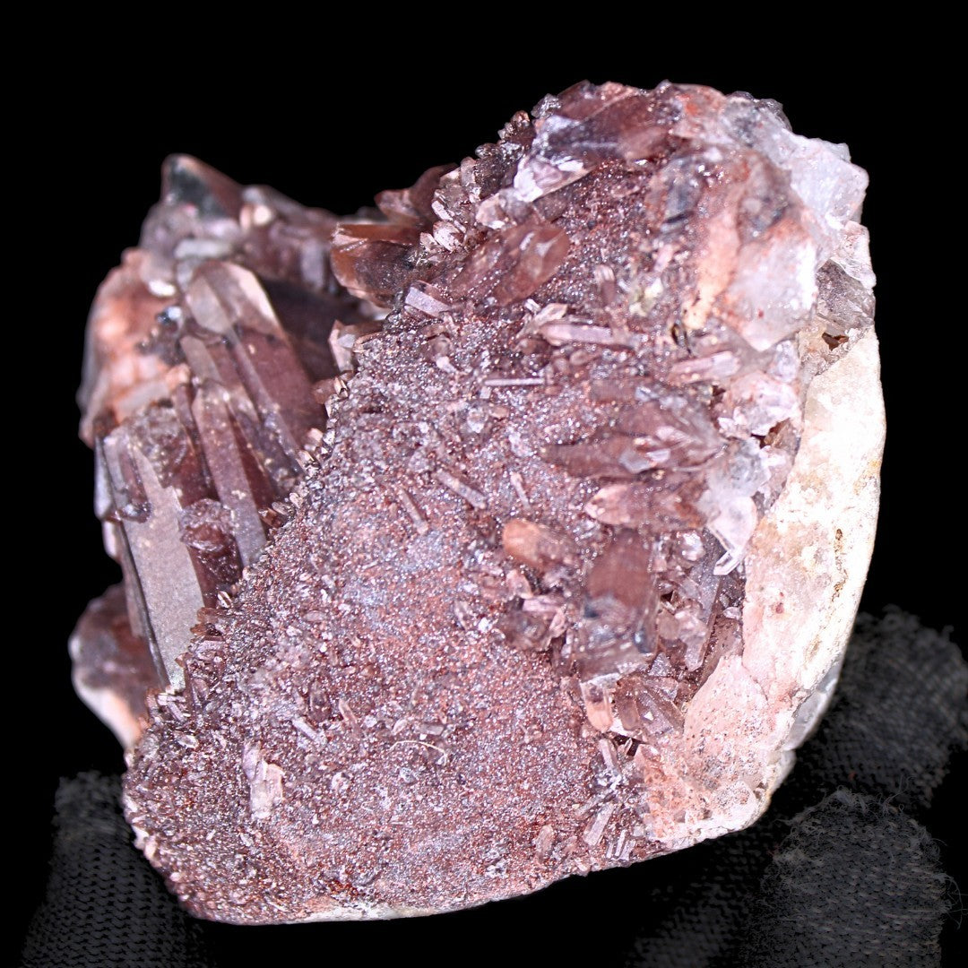 Phantom Clear Quartz Cluster 436g 9x7 cm Natural Raw Healing Crystal India