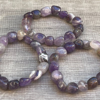 Wholesale Grade A++ Gemstone Nugget Bracelet, Choose from 18 Gemstone Types