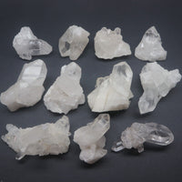 1 Lb Natural Clear Quartz Crystal Cluster Crystal Points Mineral Specimens