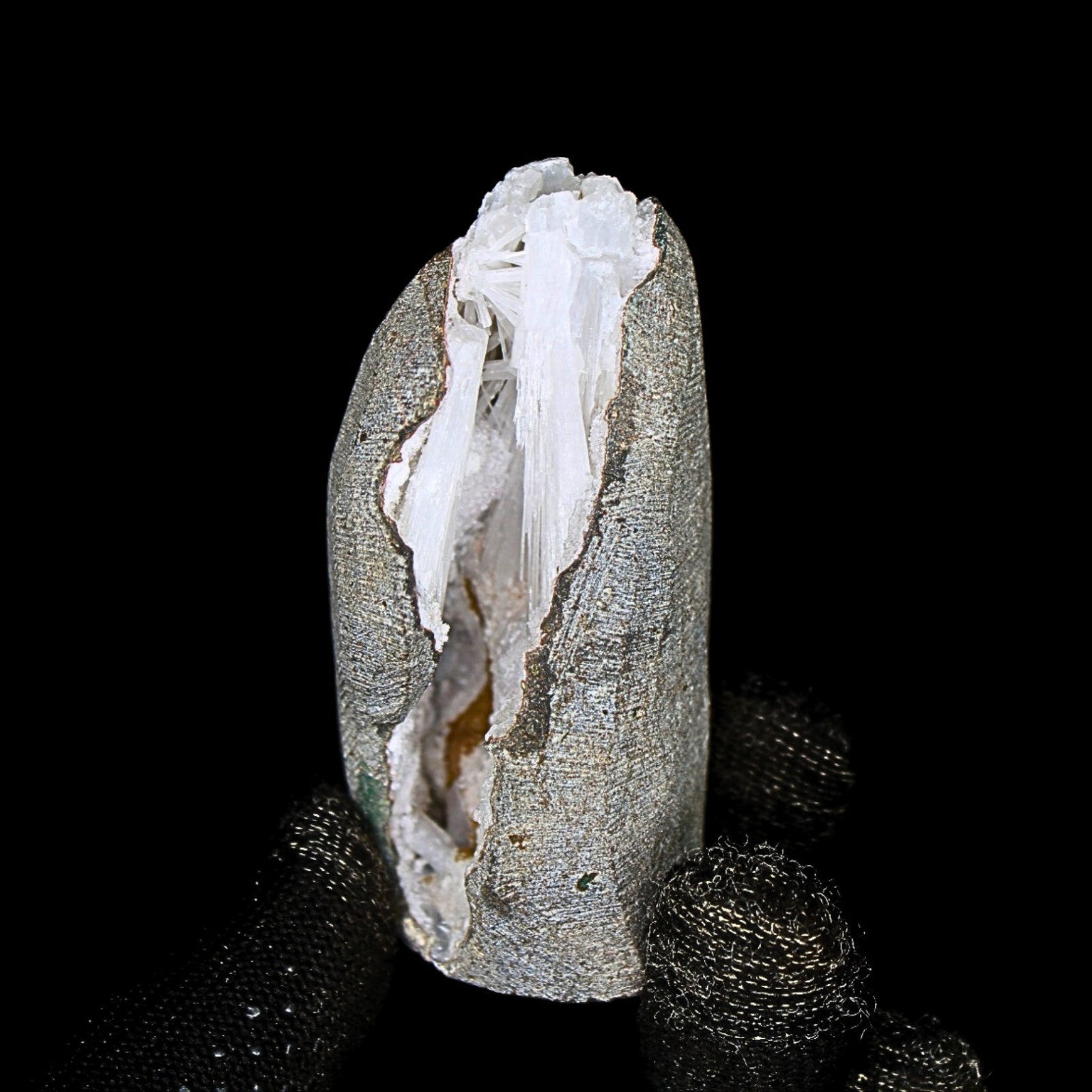 Scolecite Geode 125g Natural Crystal for Reiki Chakra Healing Energy