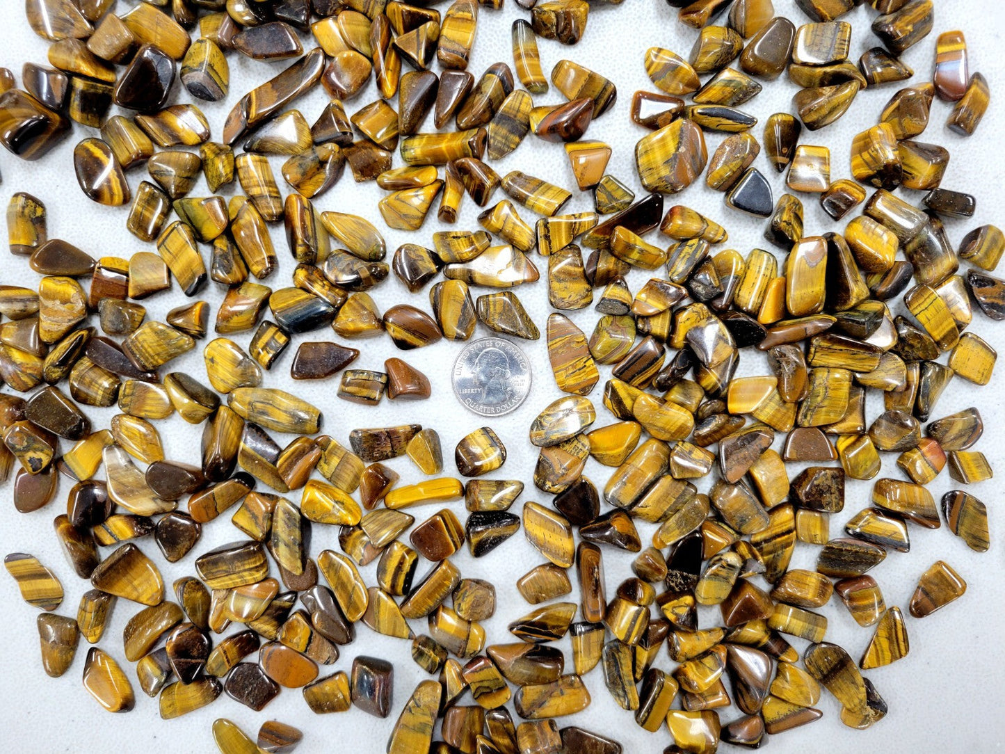 Tumbled Tigers Eye Crystals Polished Gemstones Bulk Natural Healing Stones