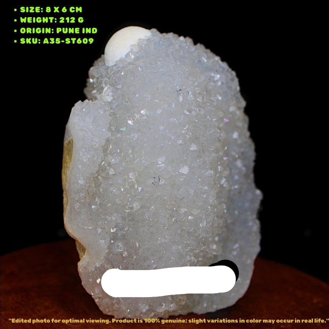 Rainbow Quartz 212g Raw Crystal Cluster Natural Energy Stone for Collection