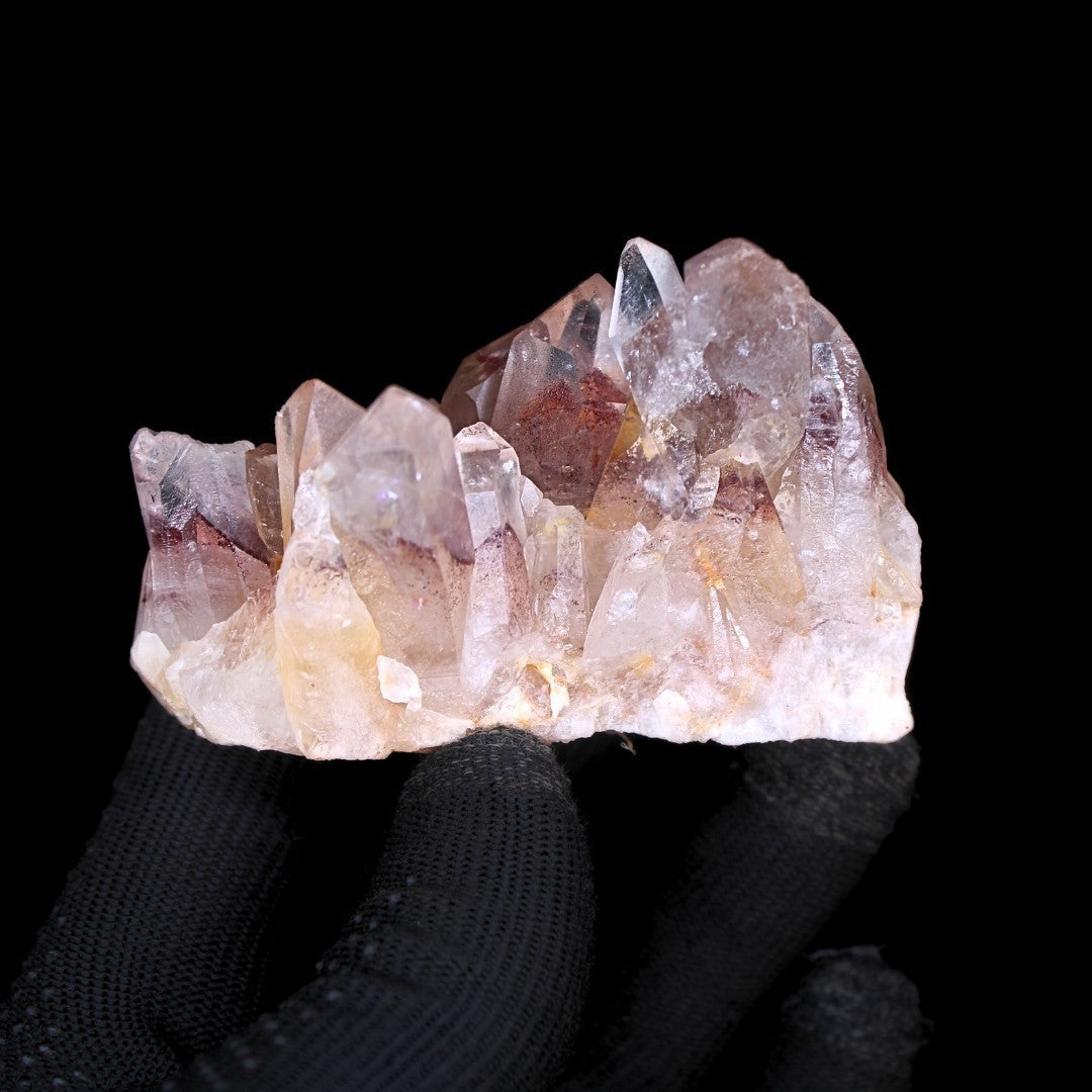 Phantom Clear Quartz Cluster 210g 8x5 cm – Rare Natural Growth Crystal