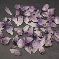 1/4 lb Bulk Lot Purple Amethyst Quartz Points & Raw Crystal Pieces – 4 oz